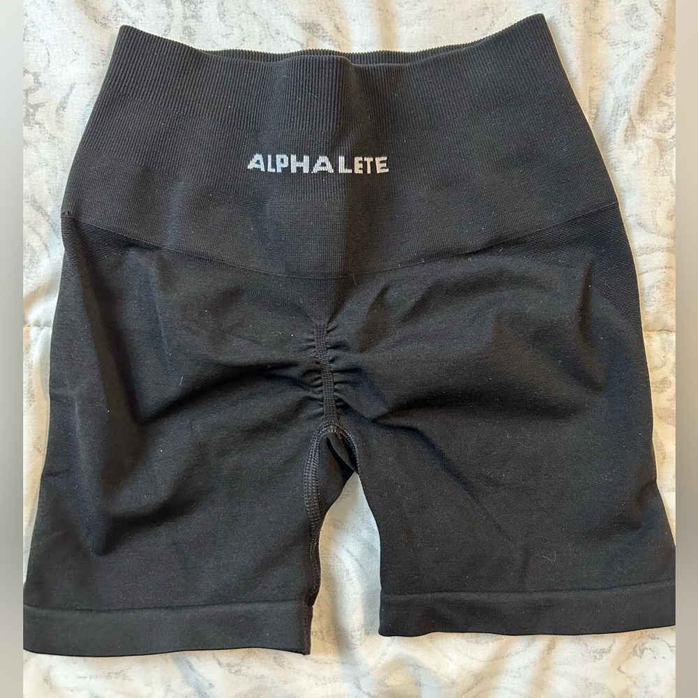 Alphalete Black spandex shorts